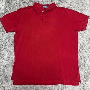 Polo by Ralph Lauren Vintage Red Short Sleeve Shirt Size XL